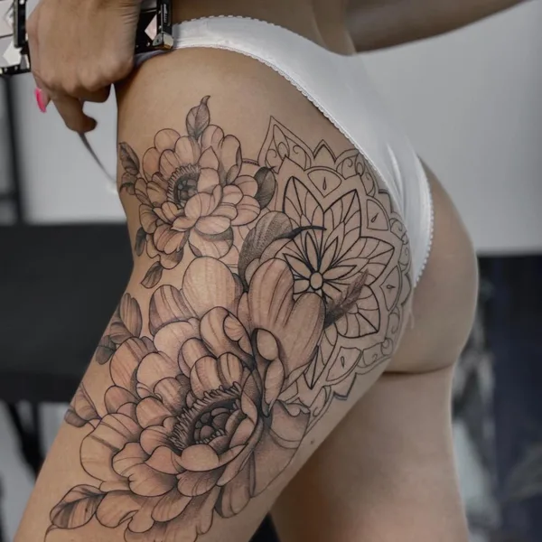 Graphic tattoo by Яна in Красноярск