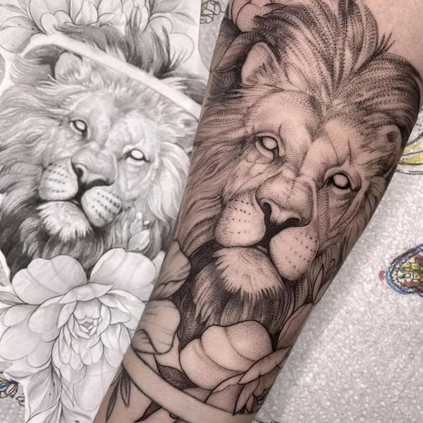 Graphic tattoo by Яна in Красноярск