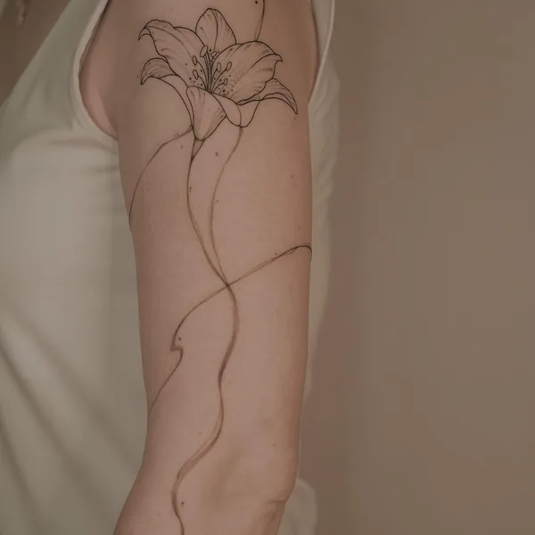 Graphic tattoo by Лена Осень in Красноярск