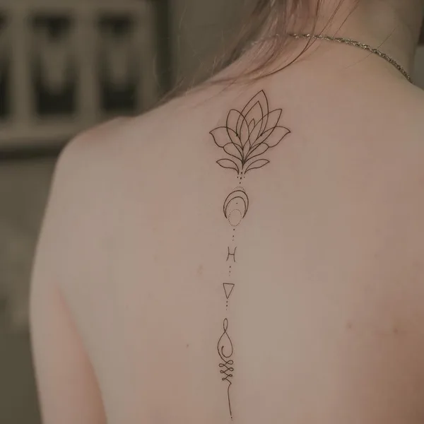 Graphic tattoo by Лена Осень in Красноярск