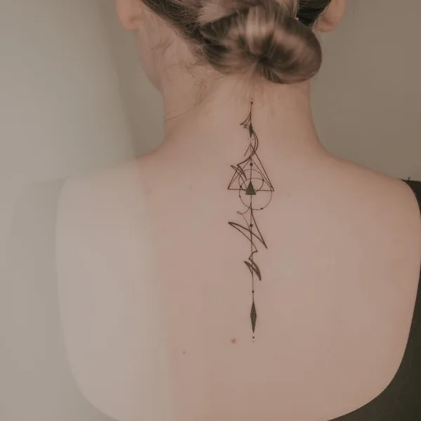Graphic tattoo by Лена Осень in Красноярск