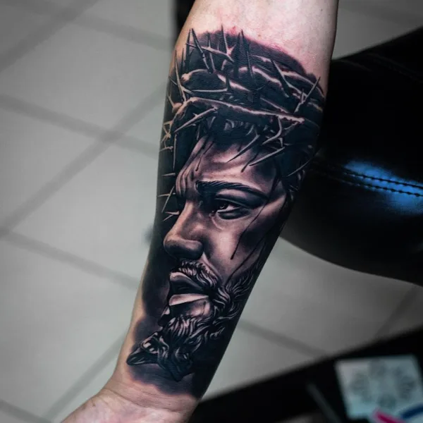 Portrait tattoo by Михаил Стороженко in Красноярск