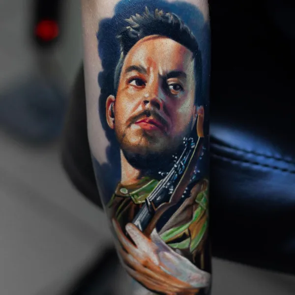 Portrait tattoo by Михаил Стороженко in Красноярск