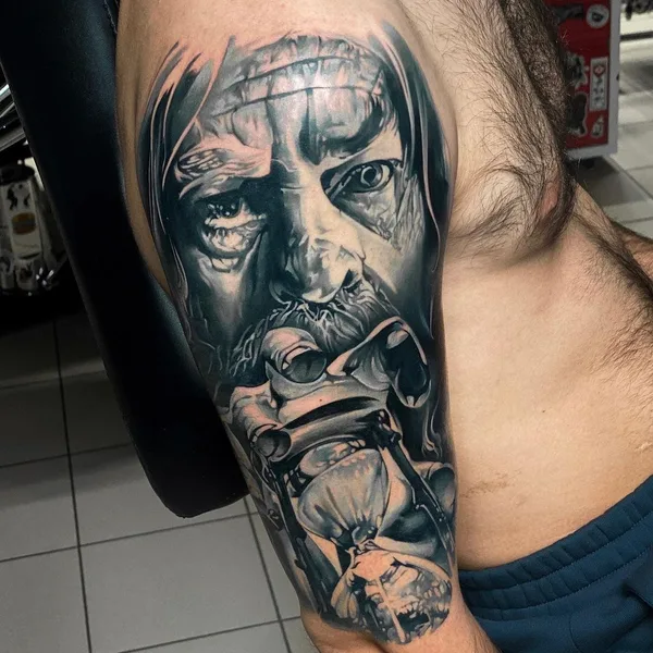 Portrait tattoo by Михаил Стороженко in Красноярск