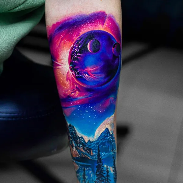Portrait tattoo by Михаил Стороженко in Красноярск