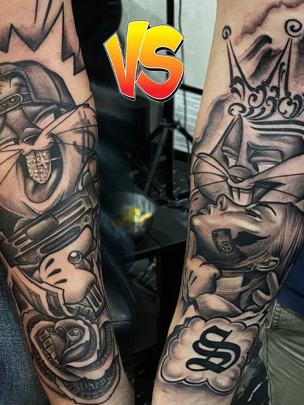 black and grey black and grey tattoo on forearm #51032 | Tattoo Artist Максим Калач