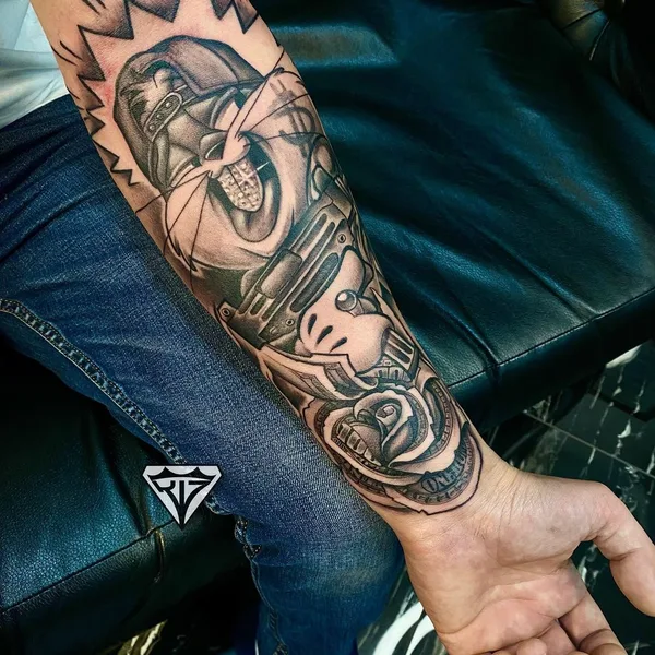 Chicano tattoo by Максим Калач in Красноярск