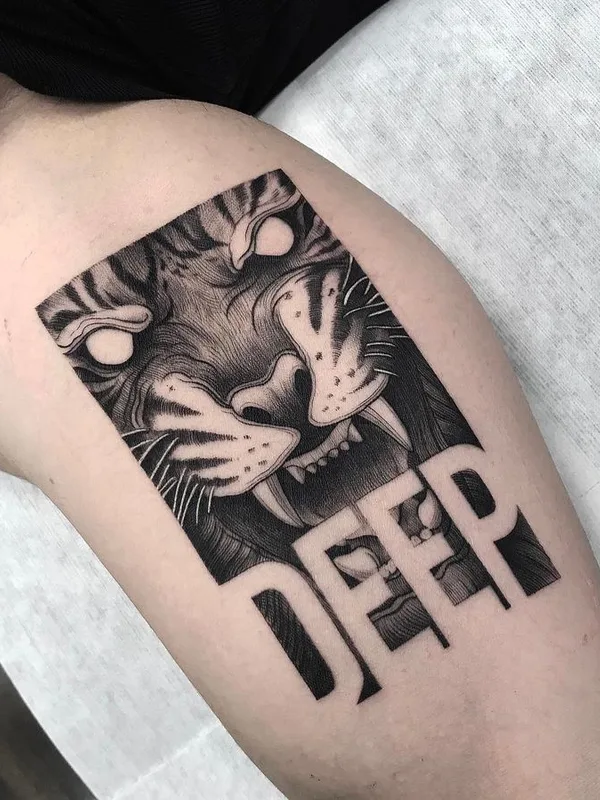 black and grey blackwork tattoo on forearm #65114 | Tattoo Artist Savaş Doğan