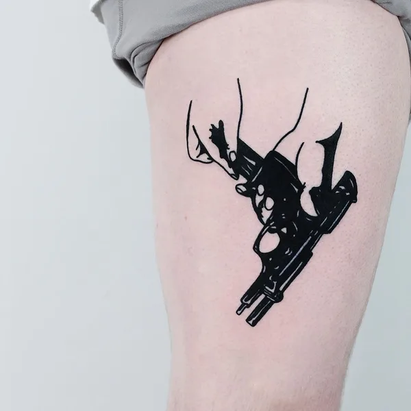 Абстрактная tattoo by The Wolf Rosario in Toronto