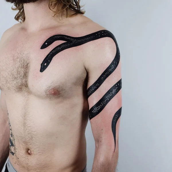 Абстрактная tattoo by The Wolf Rosario in Toronto