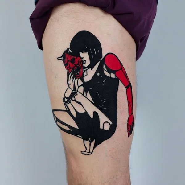 Абстрактная tattoo by The Wolf Rosario in Toronto