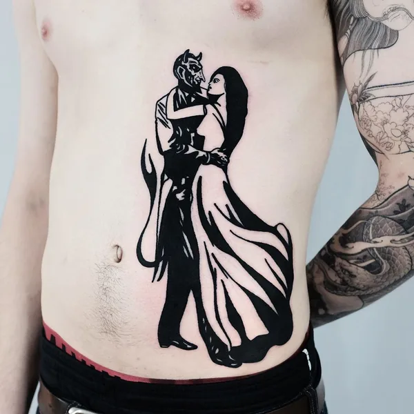 Абстрактная tattoo by The Wolf Rosario in Toronto