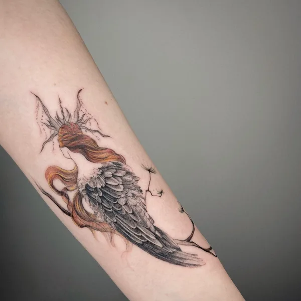 Feminine tattoo by Елена Федченко in New York City