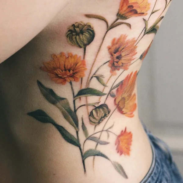 Feminine tattoo by Елена Федченко in New York City