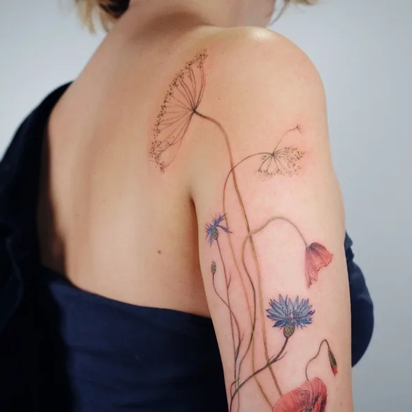 Feminine tattoo by Елена Федченко in New York City