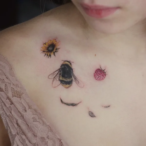 Feminine tattoo by Елена Федченко in New York City