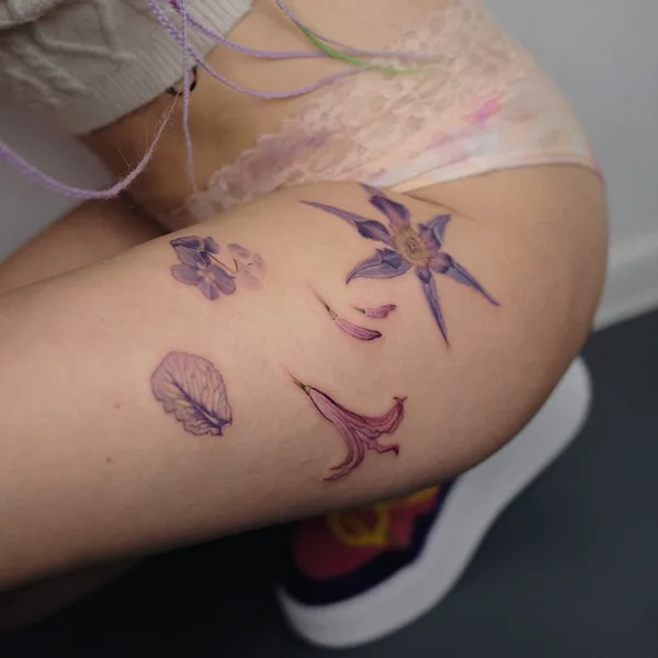 Feminine tattoo by Елена Федченко in New York City