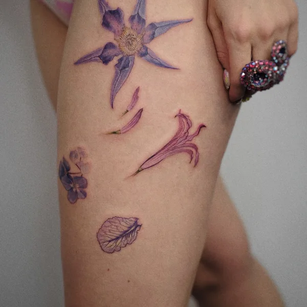 Feminine tattoo by Елена Федченко in New York City