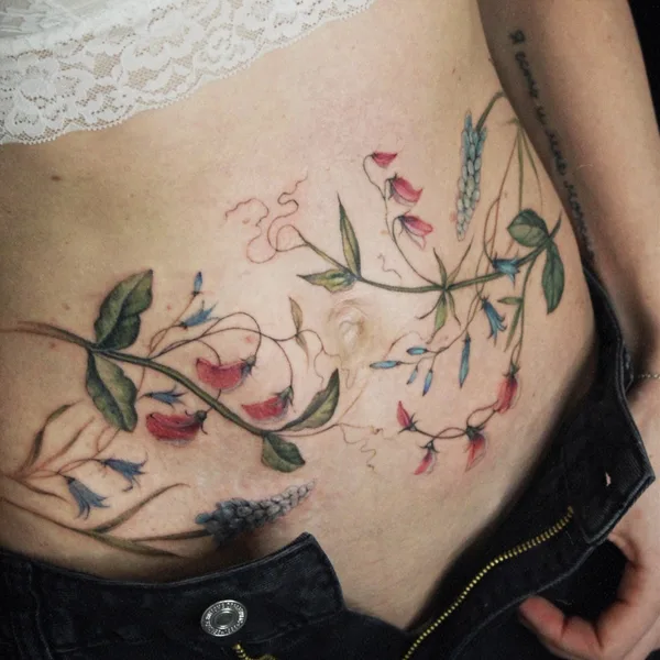 Feminine tattoo by Елена Федченко in New York City