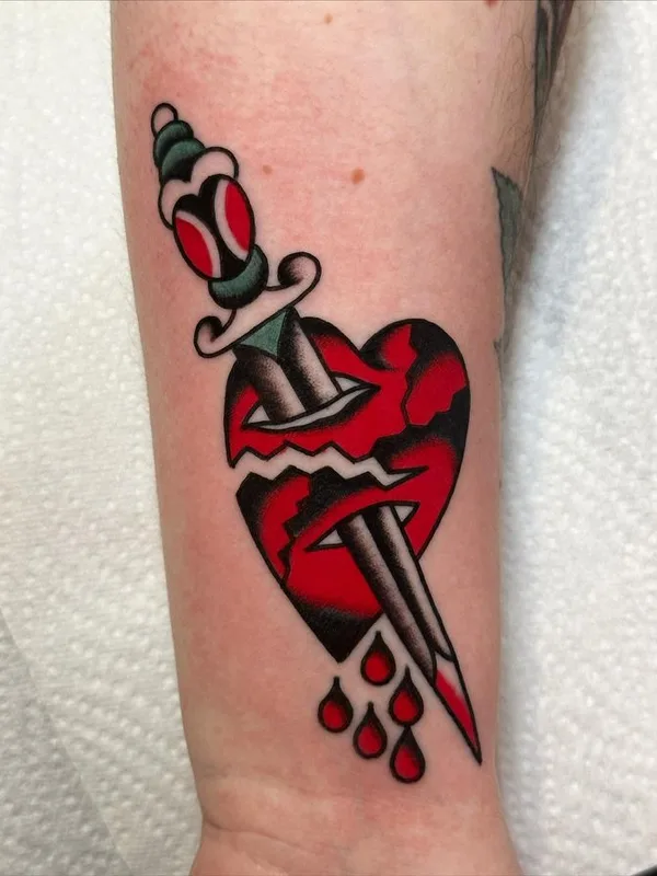 color traditional tattoo on forearm #66390 | Tattoo Artist Jordalive