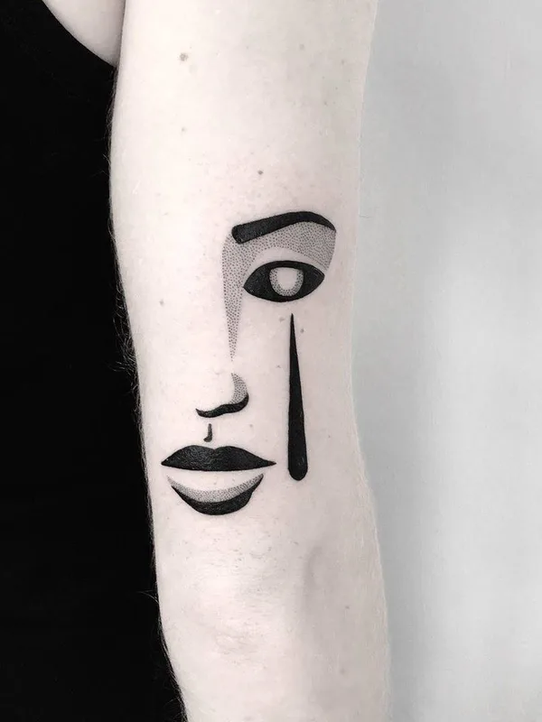 black blackwork 타투 부위 forearm #29994 | 타투이스트 Pulled Poltergeist