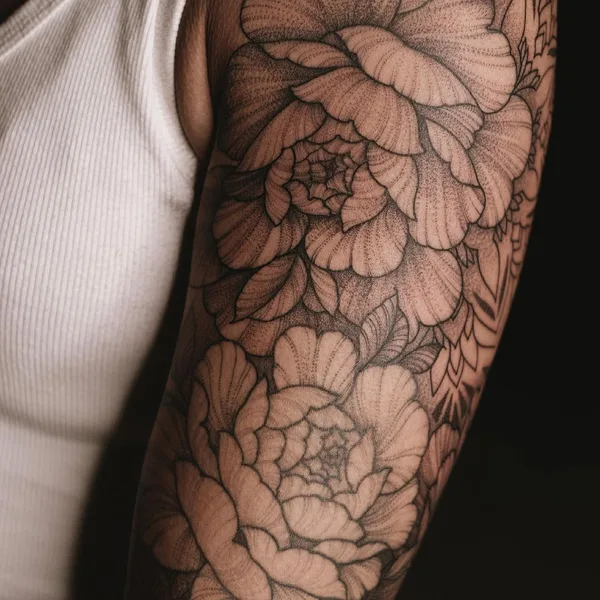Linework tattoo by Саша Масюк in Los Angeles
