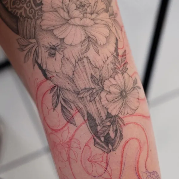 Linework tattoo by Саша Масюк in Los Angeles