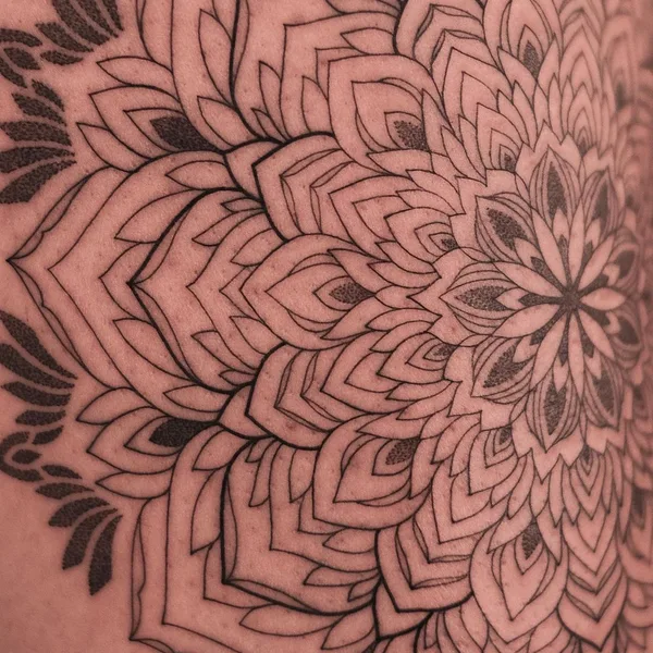 Linework tattoo by Саша Масюк in Los Angeles