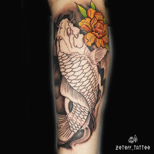 Horror tattoo by zotoff_tattoo in Moscow