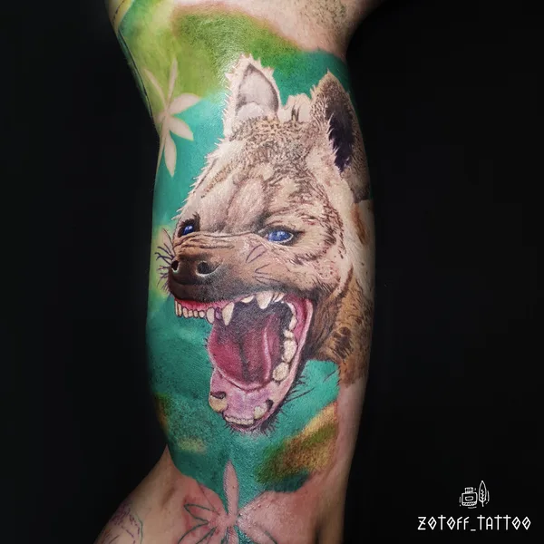 Horror tattoo by zotoff_tattoo in Moscow