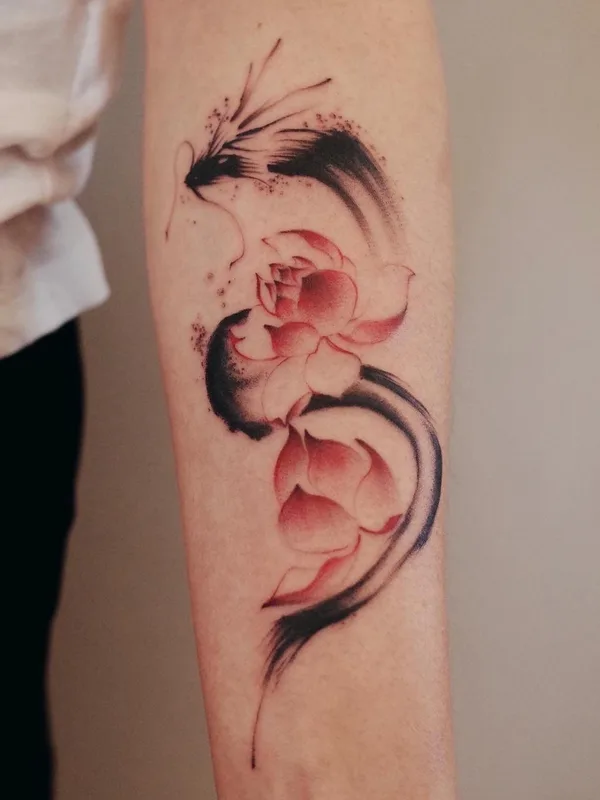 color watercolor tatuaje en forearm #55432 | Tatuador Arirang