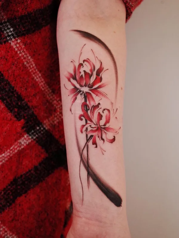 color watercolor tatuaje en forearm #55431 | Tatuador Arirang