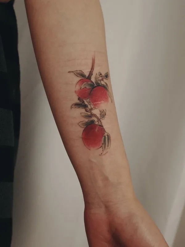 color watercolor tatuaje en forearm #55433 | Tatuador Arirang