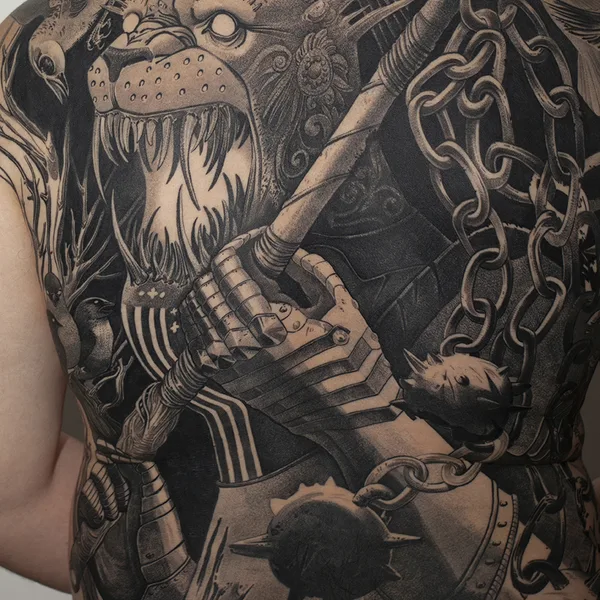 Author's Style tattoo by Sicko Black in Moscow
