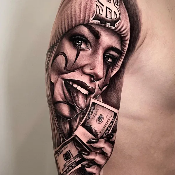 Chicano tattoo by Emink Tattoo Vicenza in Vicenza