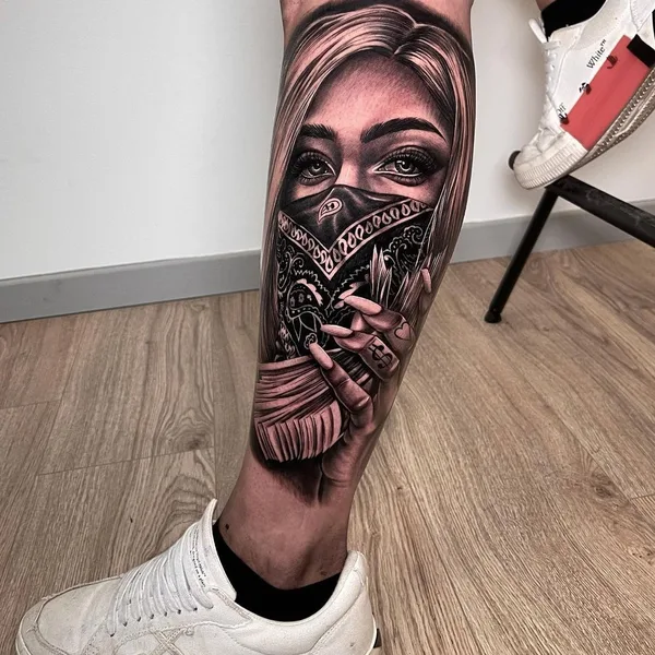 Chicano tattoo by Emink Tattoo Vicenza in Vicenza