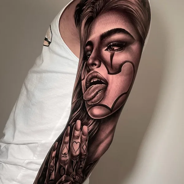 Chicano tattoo by Emink Tattoo Vicenza in Vicenza