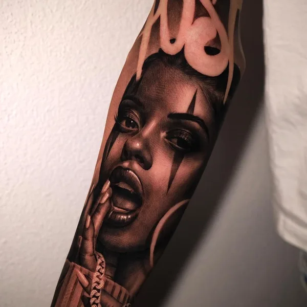 Chicano tattoo by Kindamo in Roma