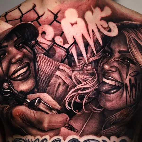 Chicano tattoo by Kindamo in Roma