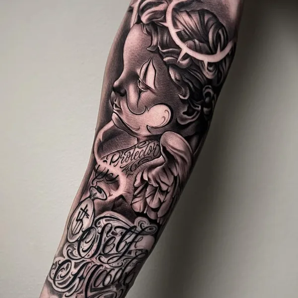 Чикано tattoo by Samuele Ventura in Catania