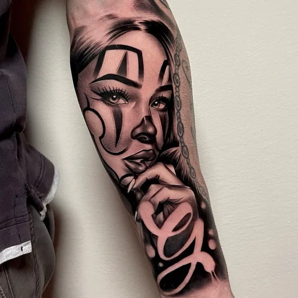 Чикано tattoo by Samuele Ventura in Catania