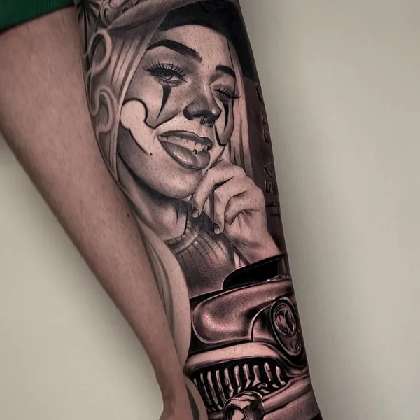 Чикано tattoo by Samuele Ventura in Catania