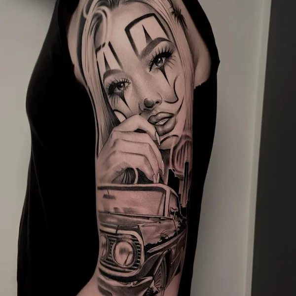 Чикано tattoo by Samuele Ventura in Catania