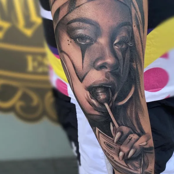 Chicano tattoo by Martina Gaudio in Termoli