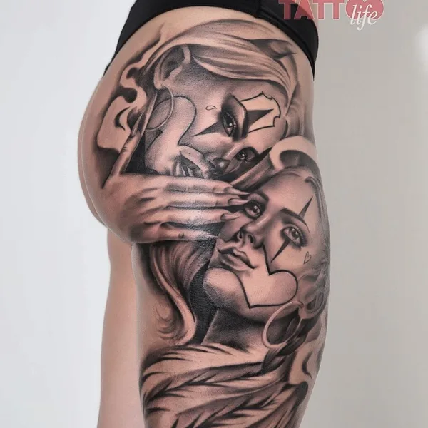 Chicano tattoo by Martina Gaudio in Termoli