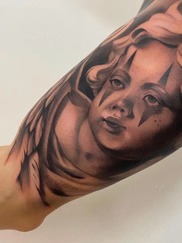 black and grey realism tattoo on forearm #41321 | Tattoo Artist Martina Gaudio