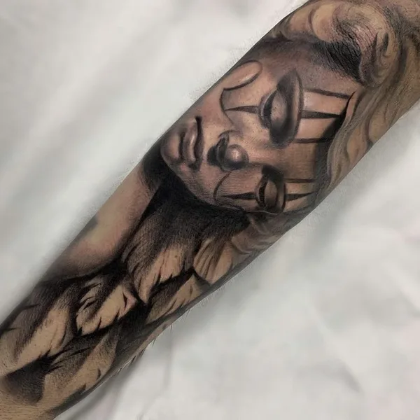 Chicano tattoo by Martina Gaudio in Termoli