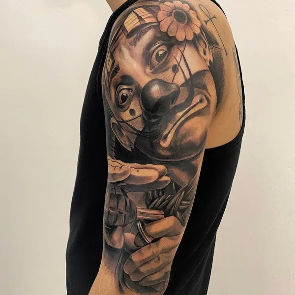 Chicano tattoo by Martina Gaudio in Termoli