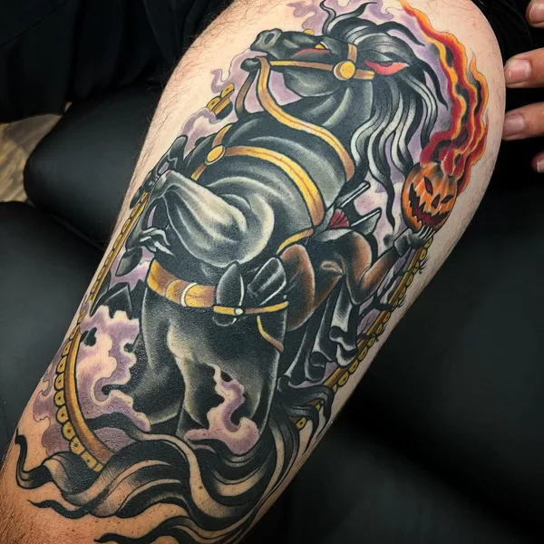 Neo Traditional tattoo by Josh Autrey in Richmond