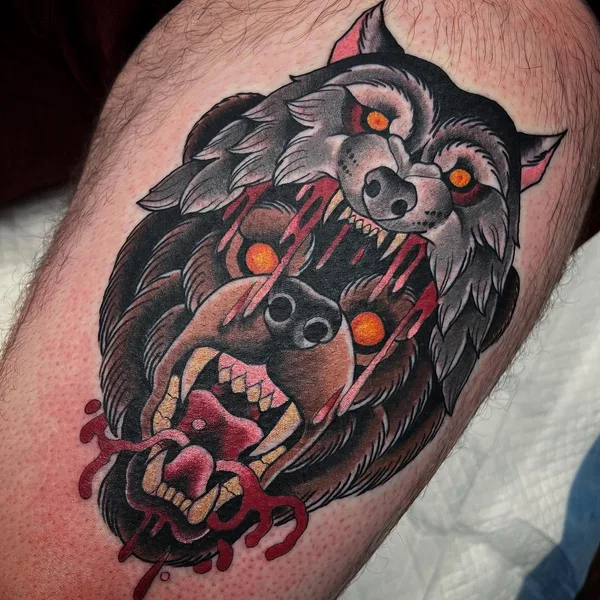 Neo Traditional tattoo by Josh Autrey in Richmond